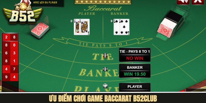 Những đặc điểm nổi bật khiến baccarat được yêu thích